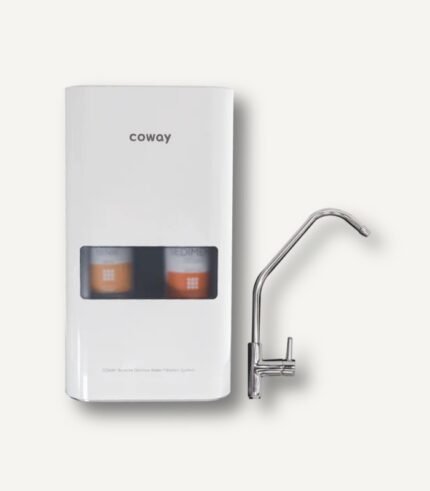 코웨이 P-160AL 올인원 언더싱크 정수기 본체 및 전용 파우셋 세트 - 필터 확인이 가능한 투명창 디자인의 직수형 언더싱크 정수기