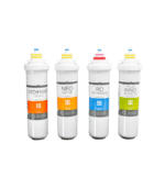 코웨이 P-160AL 올인원 언더싱크 정수기 전용 4단계 필터 세트 - 세디먼트, 네오센스, RO 메인 필터 및 플러스 이노센스 필터 구성 상세