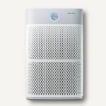 코웨이 울트라 에어 공기청정기 AP-3018B 화이트 타워형 디자인 및 전면 흡입구 모습. - 코웨이 울트라 공기청정기