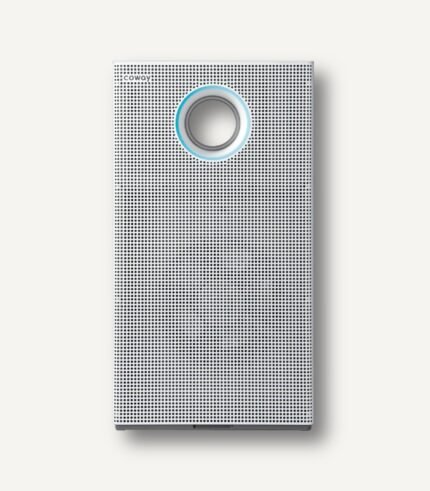 실시간 공기 상태를 색상으로 보여주는 스톰 2의 직관적인 서클 디자인과 베르누이 효과가 발생하는 중앙 통로. 코웨이 공기청정기 렌탈 및 판매