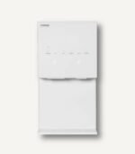 코웨이 CHPI-7520L 아이콘 얼음정수기 - 직관적인 터치 컨트롤러와 실시간 상태 표시 디스플레이가 탑재된 화이트 얼음정수기 상단 상세