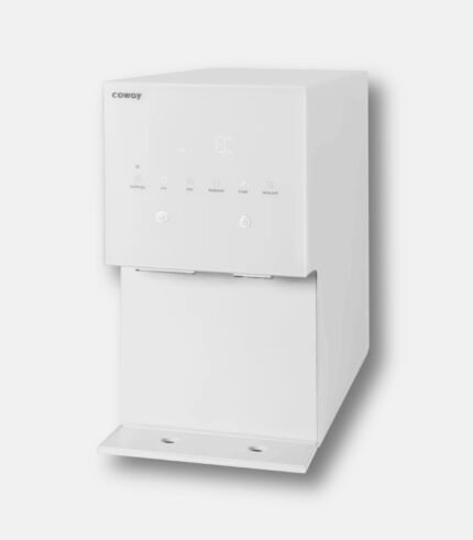 코웨이 CHPI-7520L 아이콘 얼음정수기 - 주방 공간을 넓혀주는 콤팩트한 사이즈의 화이트 컬러 얼음정수기 정면 디자인