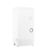 코웨이 BB-14A 연수기 제품 본체 - 세련된 화이트 컬러와 직관적인 다이얼 조작부를 갖춘 미니멀 디자인 연수기 외관