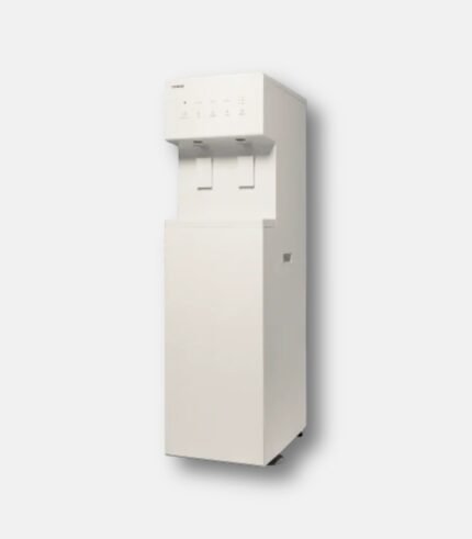코웨이 코어 플러스 정수기 CHP-5722L - 넉넉한 용량과 깔끔한 화이트 디자인의 데스크탑형 냉온정수기