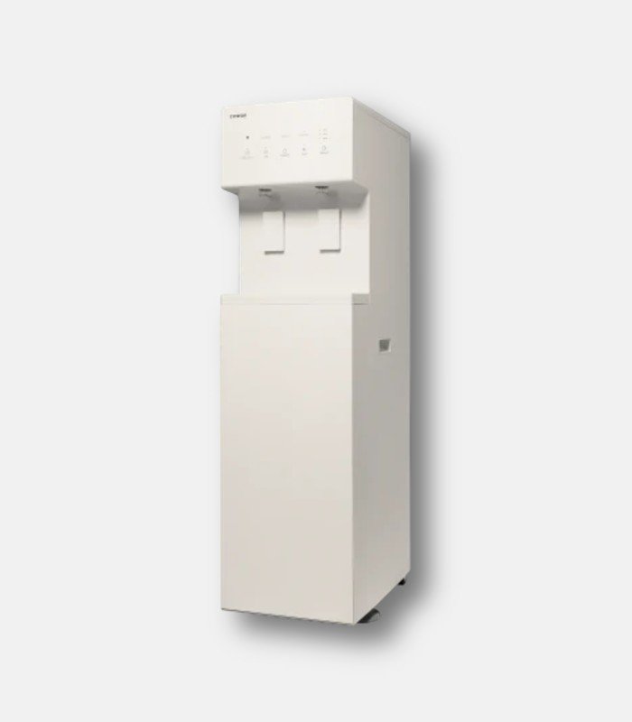 코웨이 코어 플러스 정수기 CHP-5722L - 넉넉한 용량과 깔끔한 화이트 디자인의 데스크탑형 냉온정수기