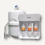 코웨이 P-09CL 대용량 언더싱크 정수기 구성 - 고성능 3단계 필터 시스템, 대용량 탱크 및 조리수 밸브 세트