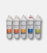 코웨이 P-19CL 언더싱크 정수기의 5단계 고성능 필터 구성 - 세디먼트, 네오센스, RO 메인 필터 상세